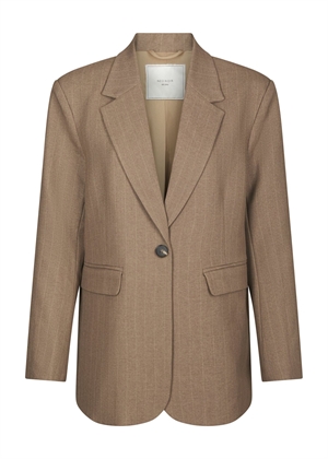 Gaby pinstripe blazer Taupe Neo Noir 